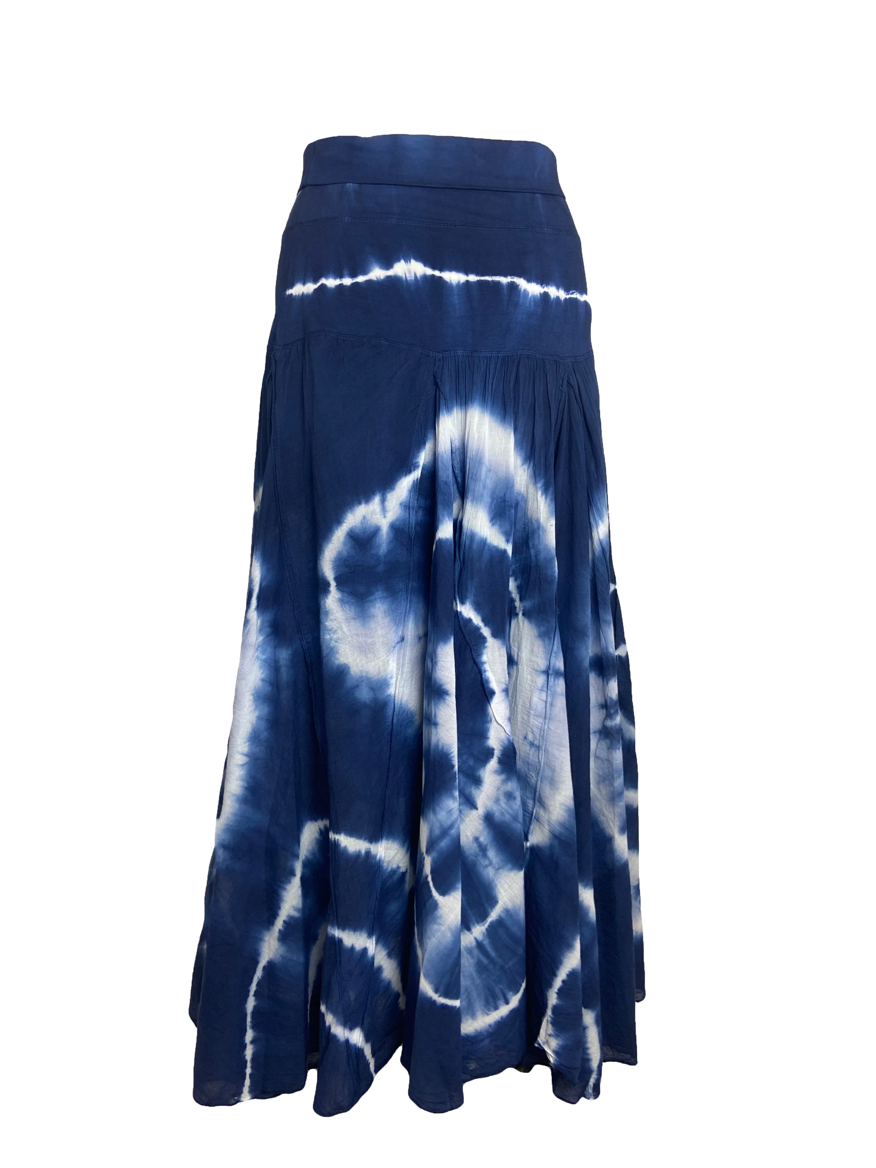 61 SKT Circular Printed Soft Cotton Convertible Lined Tie Dye Gypsy Skirt Dress