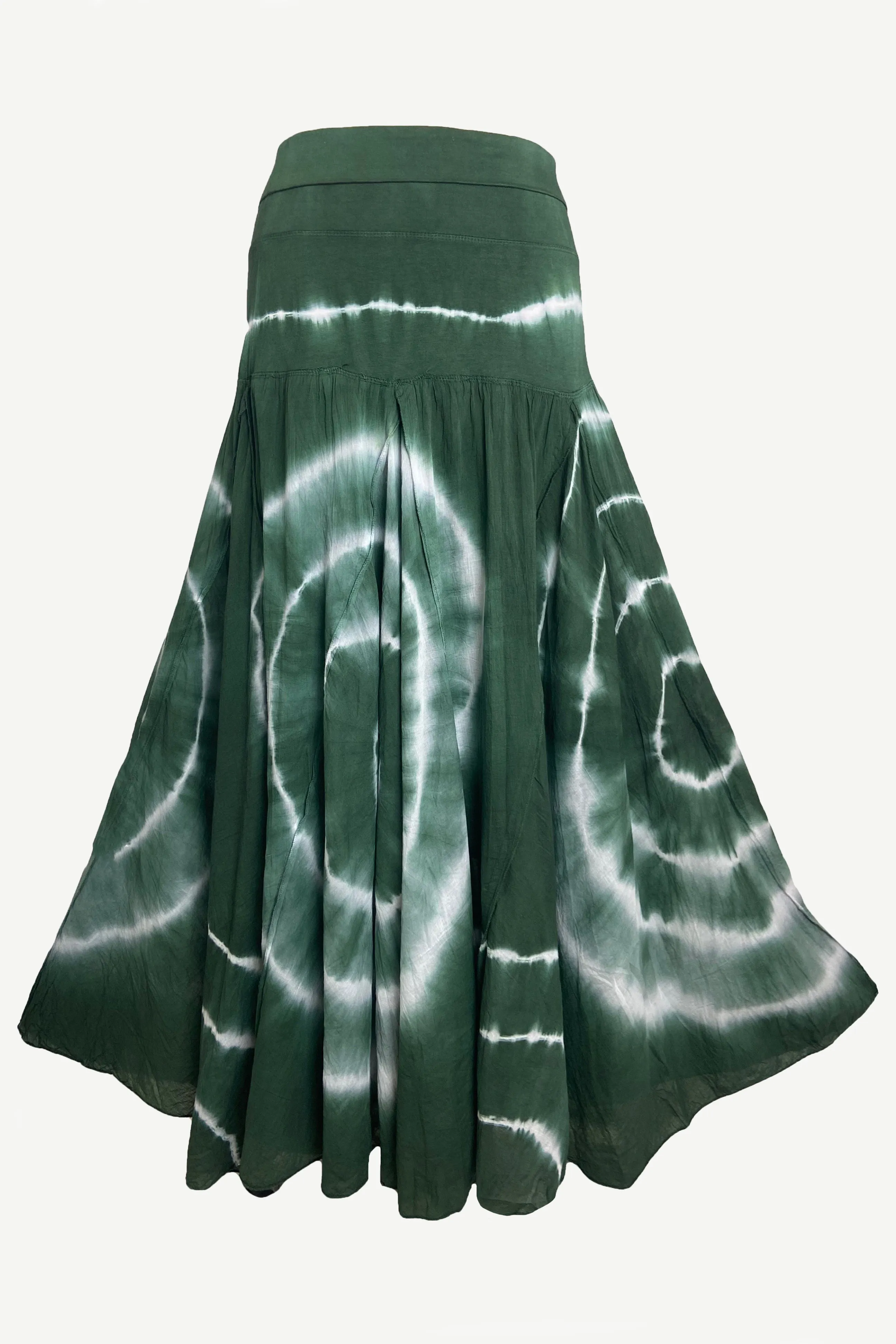 61 SKT Circular Printed Soft Cotton Convertible Lined Tie Dye Gypsy Skirt Dress
