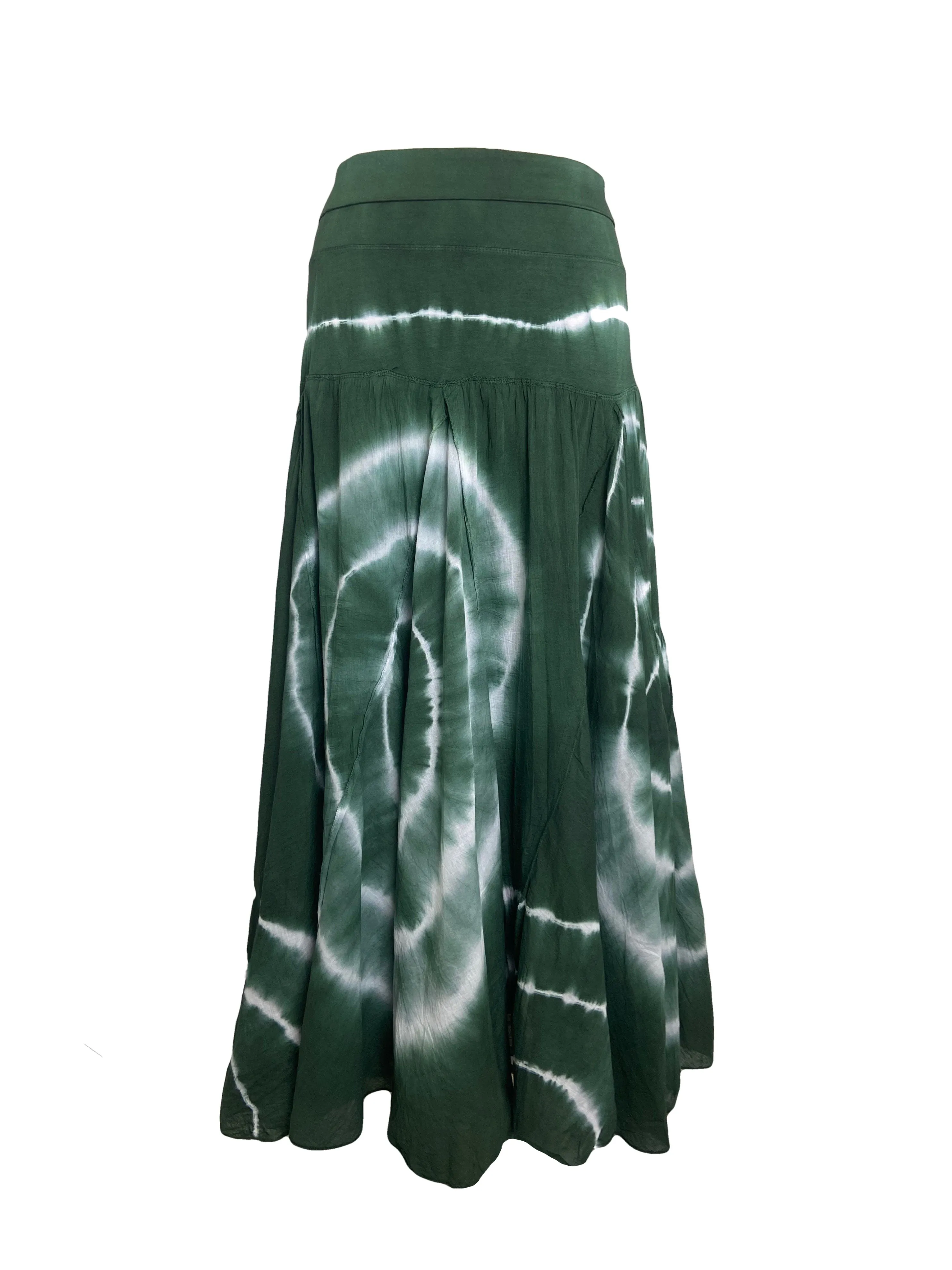 61 SKT Circular Printed Soft Cotton Convertible Lined Tie Dye Gypsy Skirt Dress