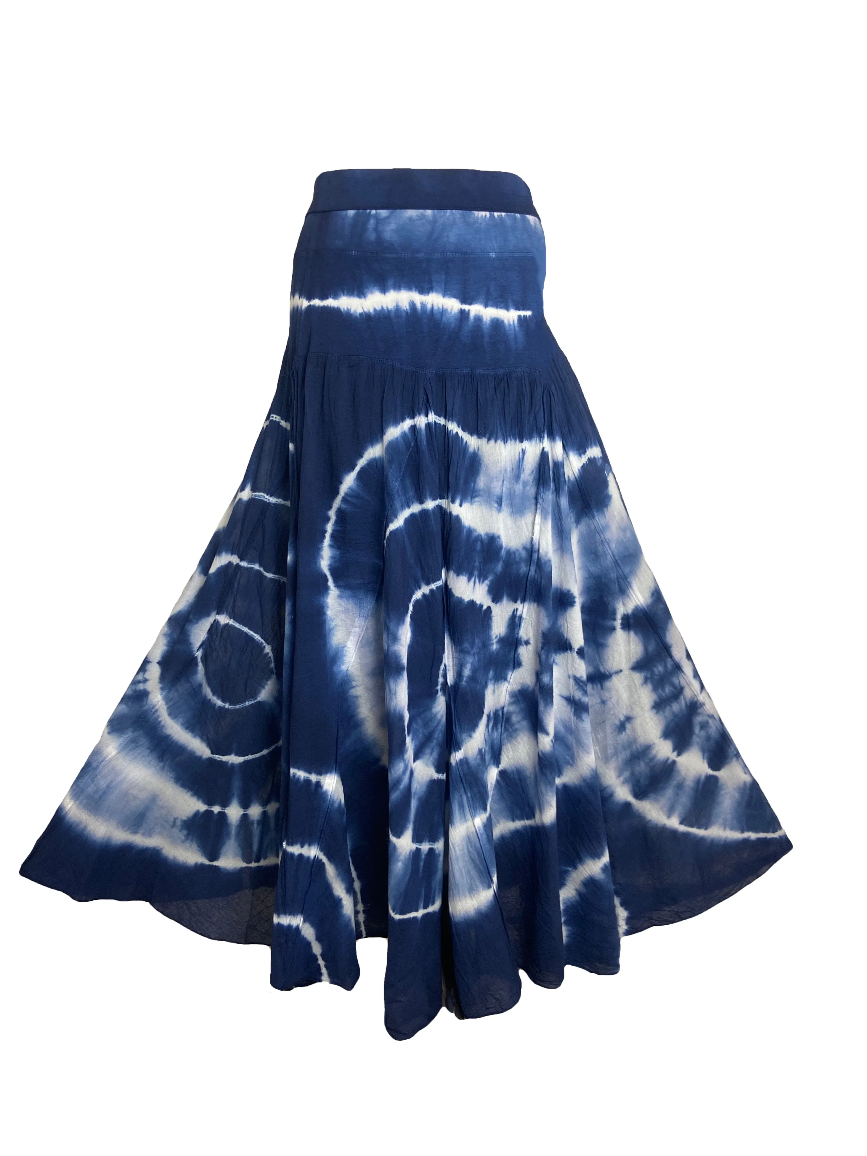 61 SKT Circular Printed Soft Cotton Convertible Lined Tie Dye Gypsy Skirt Dress