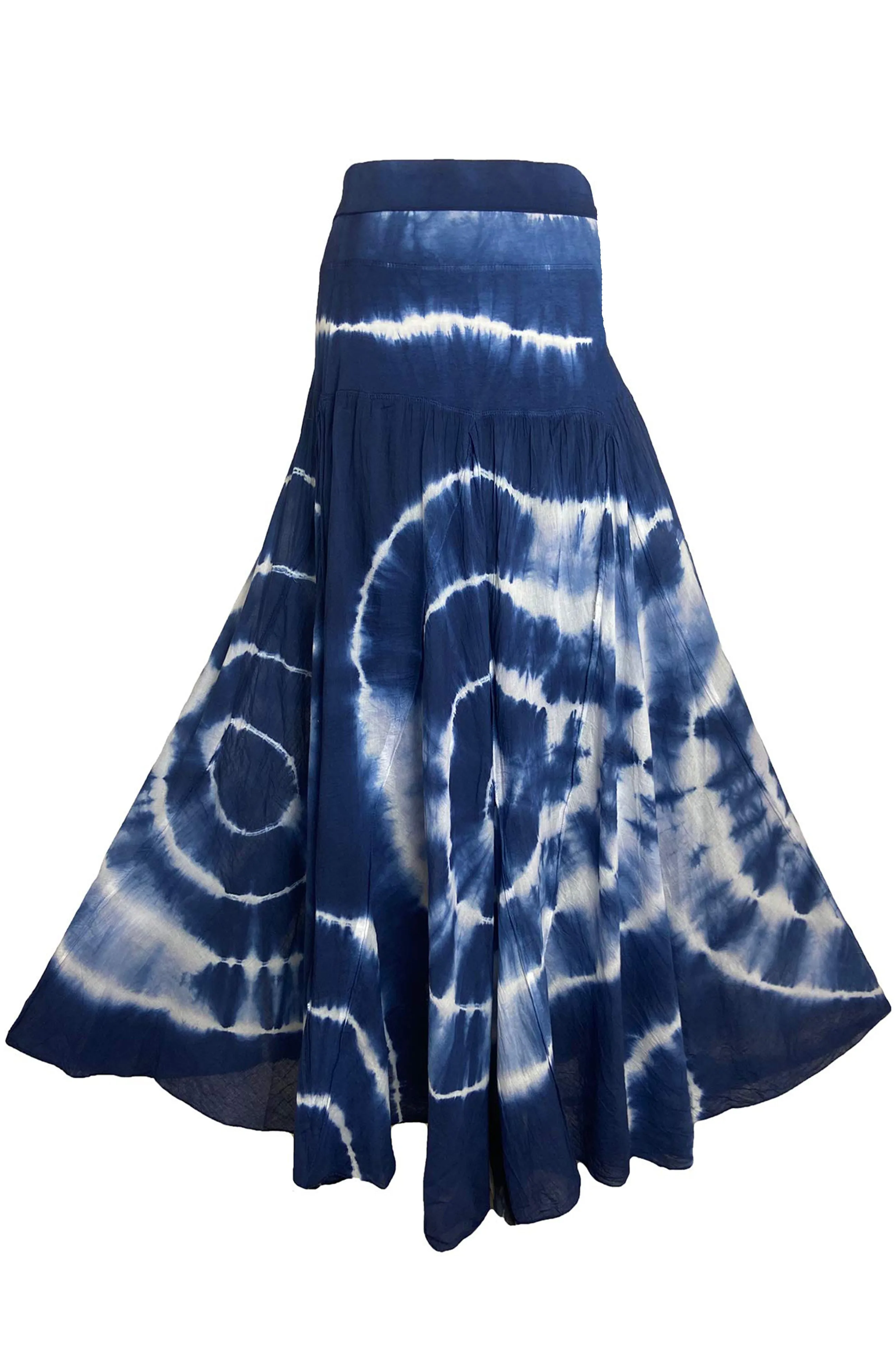 61 SKT Circular Printed Soft Cotton Convertible Lined Tie Dye Gypsy Skirt Dress