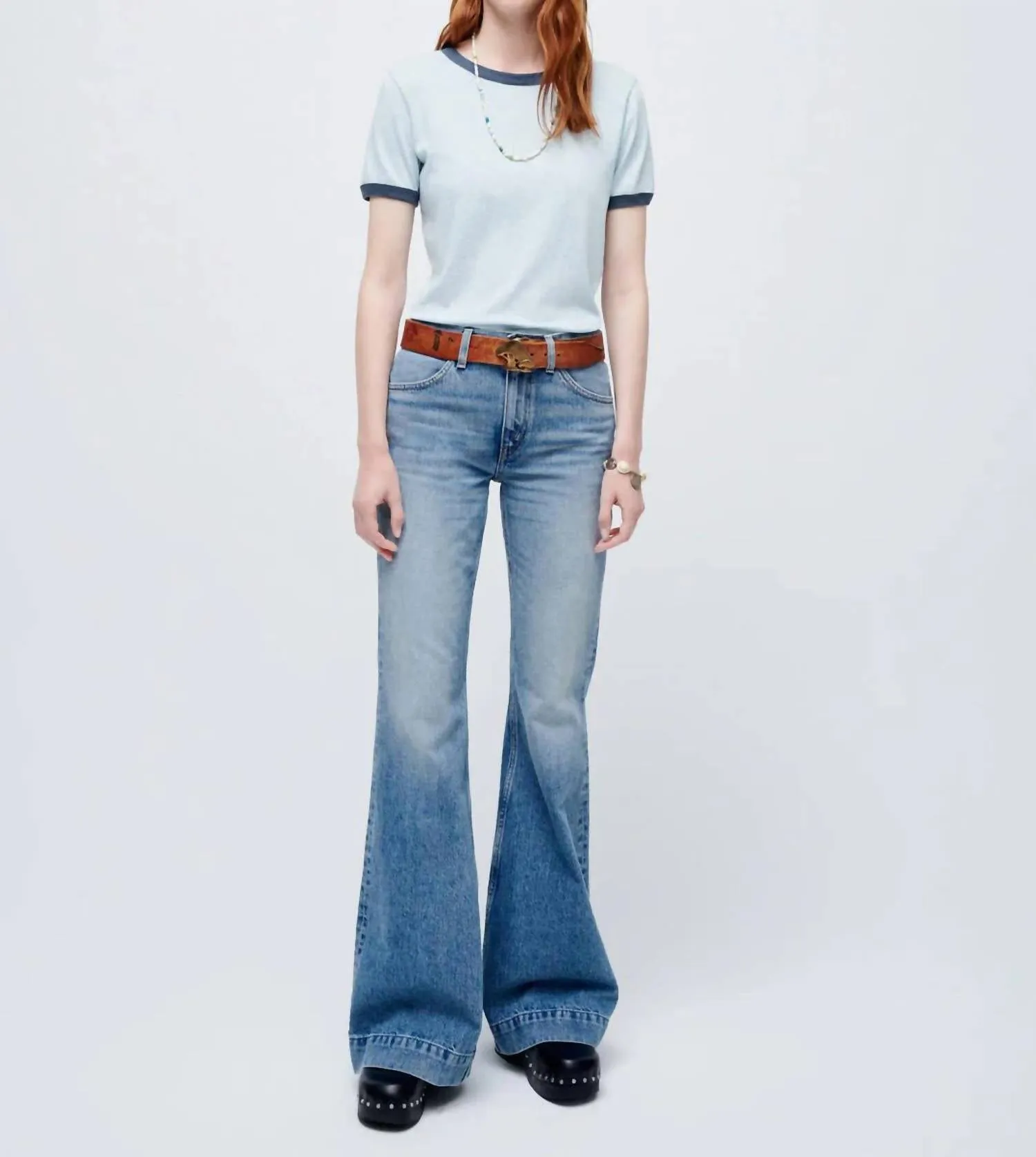 70s Low Rise Bell Bottom Jeans