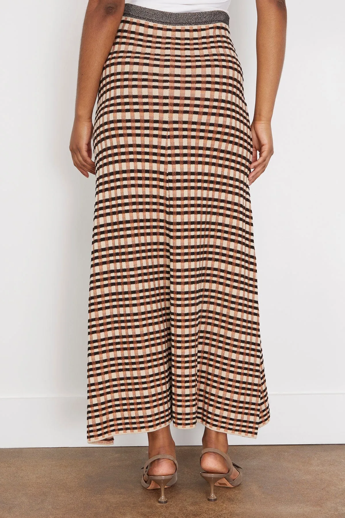 Amal Skirt in Track Tierra