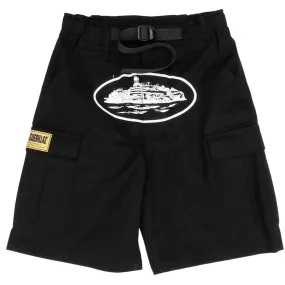 Corteiz Guerillaz 2022* Cargo Shorts Black