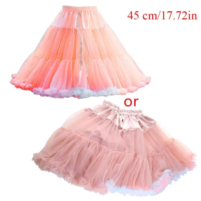Kawaii Girl Adjustable Draw String Petticoat