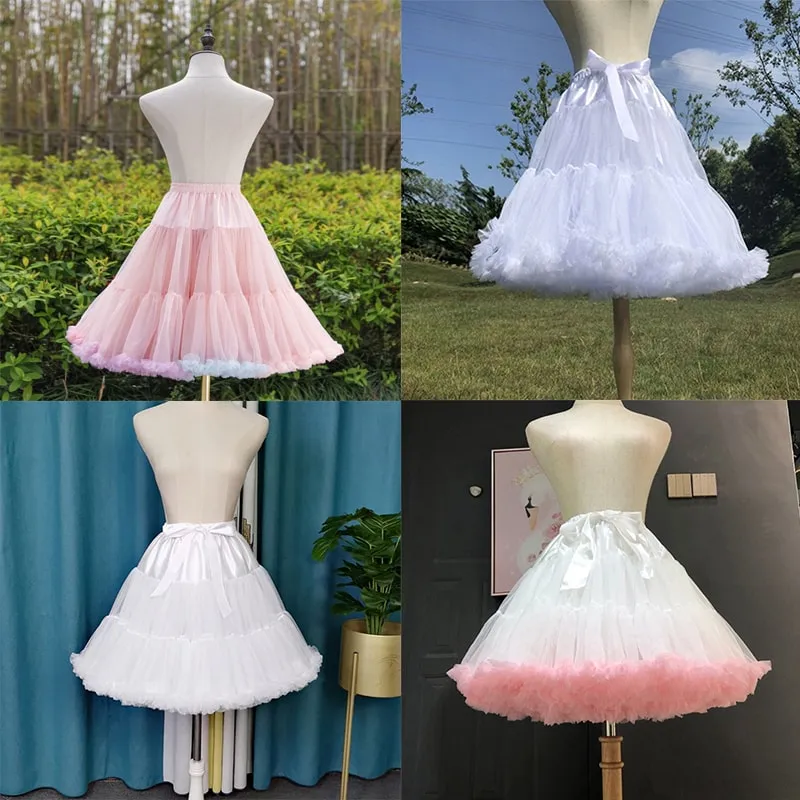 Kawaii Girl Adjustable Draw String Petticoat