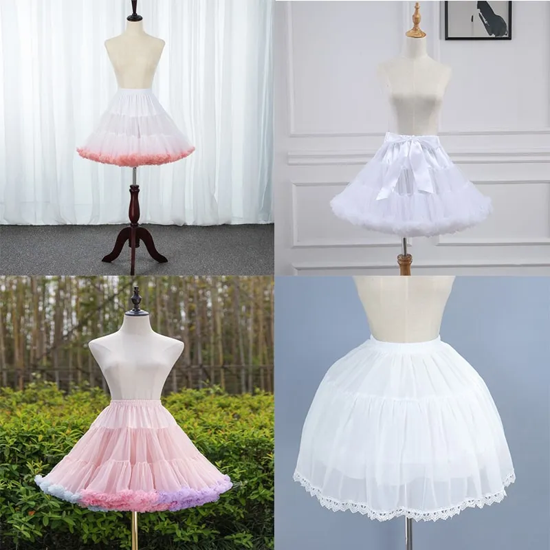 Kawaii Girl Adjustable Draw String Petticoat