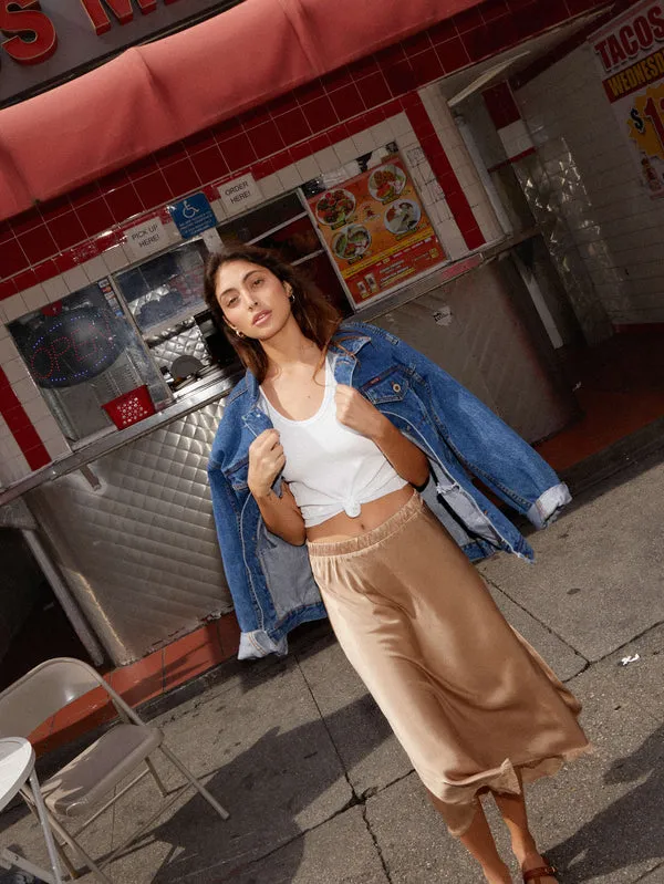 Mabel Skirt ~ Cafe Au Lait