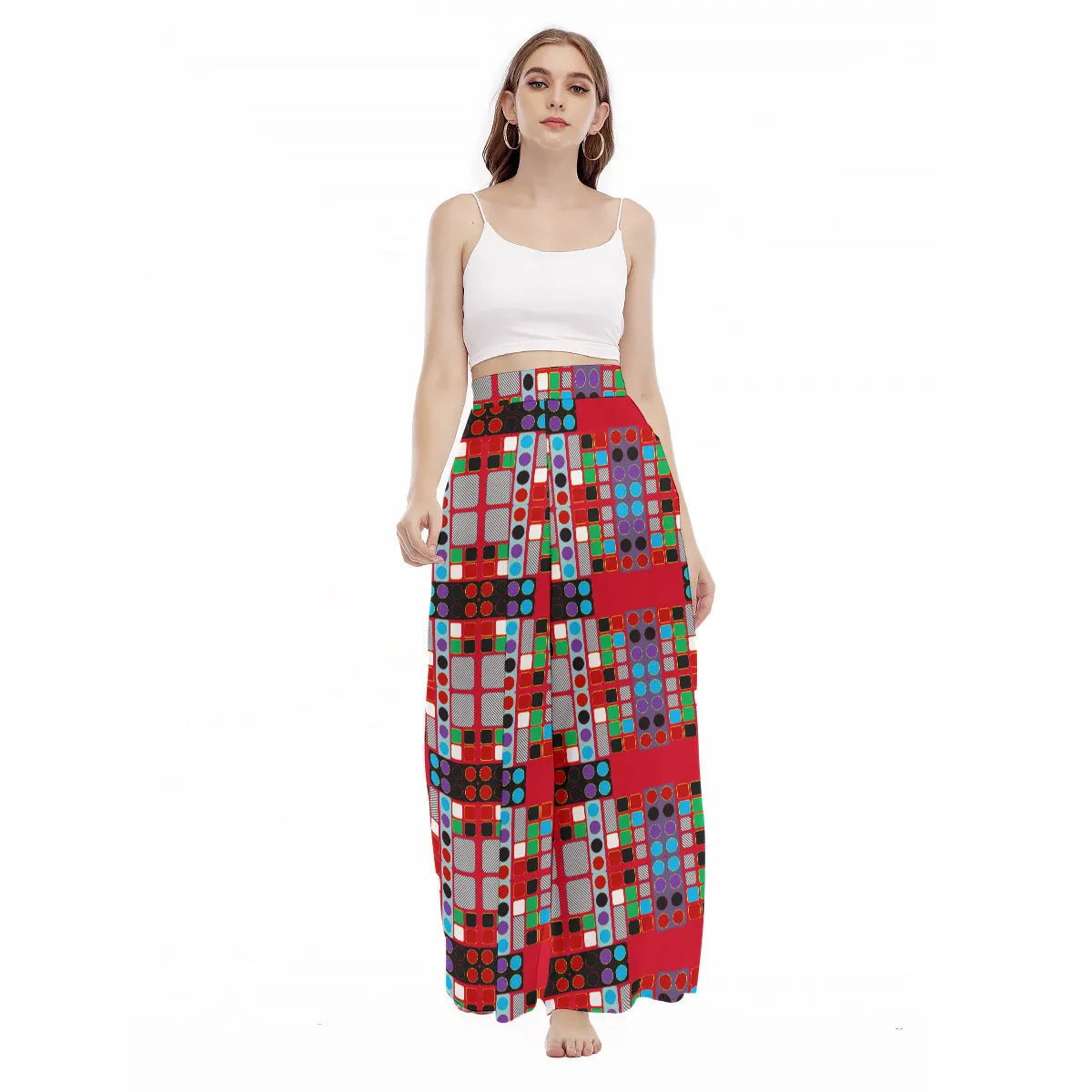 OD Women's High Waist Wide Leg Culottes RRDB