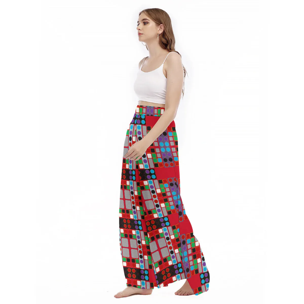 OD Women's High Waist Wide Leg Culottes RRDB